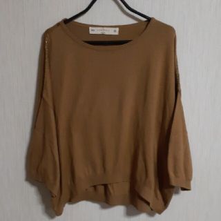 ザラ(ZARA)の☆ZARA　薄手ニット・カットソー　七分袖(カットソー(長袖/七分))