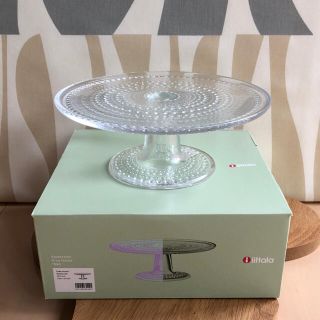 イッタラ(iittala)の新品 24cm iittala イッタラ カステヘルミ ケーキスタンド クリア(食器)