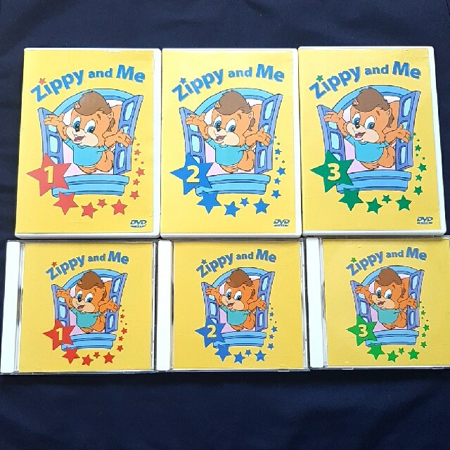 Disney(ディズニー)のZIPPY AND ME CD & DVD セット エンタメ/ホビーのDVD/ブルーレイ(キッズ/ファミリー)の商品写真