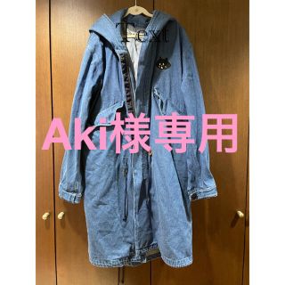 ネネット(Ne-net)の【Aki様専用】☆美品☆にゃー デニムモッズコート (モッズコート)