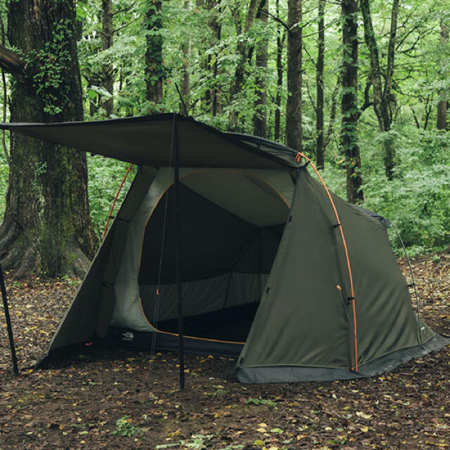 ノースフェイス　エバカーゴ４　テント　キャンプ234×229cmフロア面積