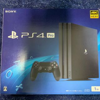 プレイステーション4(PlayStation4)の【保証書付き】PS4 Pro ブラック 1TB CUH-7200BB01(携帯用ゲーム機本体)