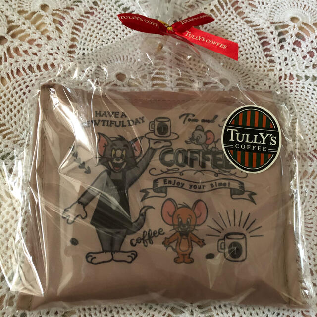 TULLY'S COFFEE(タリーズコーヒー)の新品　タリーズ　エコバッグ　トムとジェリー　スターバックス　紀伊国屋 レディースのバッグ(エコバッグ)の商品写真