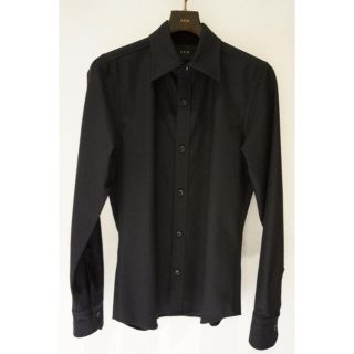 エイケイエム(AKM)のAKM achromatic PLAIN WOOL SHIRT メンズシャツ(シャツ)