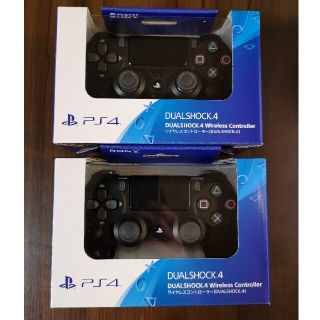 プレイステーション4(PlayStation4)のPS4 DUALSHOCK4 コントローラー ジェットブラック 純正(家庭用ゲーム機本体)