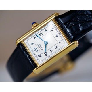 カルティエ(Cartier)の美品 カルティエ マスト タンク アラビア LM Cartier (腕時計(アナログ))