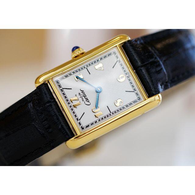 Cartier(カルティエ)の美品 カルティエ マスト タンク ゴールドアラビア LM Cartier メンズの時計(腕時計(アナログ))の商品写真