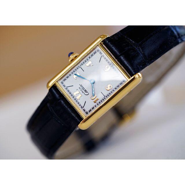 Cartier(カルティエ)の美品 カルティエ マスト タンク ゴールドアラビア LM Cartier メンズの時計(腕時計(アナログ))の商品写真