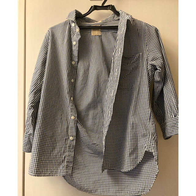 BEAMS BOY(ビームスボーイ)のano様専用　sanca サンカ　BEAMS BOY ギンガムチェックシャツ レディースのトップス(シャツ/ブラウス(長袖/七分))の商品写真