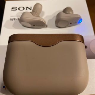 ソニー(SONY)の【美品】SONY WF-1000XM3 ゴールド(ヘッドフォン/イヤフォン)