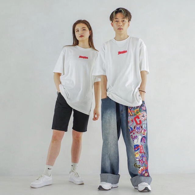 Birdog logoT RED_WHITE L メンズのトップス(Tシャツ/カットソー(半袖/袖なし))の商品写真