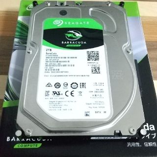 ほぼ新品 SEAGATE ST2000DM008 2TB スリムタイプハードディスク