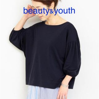 ビューティアンドユースユナイテッドアローズ(BEAUTY&YOUTH UNITED ARROWS)のアローズ ビューティアンドユース ジャージープルオーバー 2way ネイビー(シャツ/ブラウス(長袖/七分))