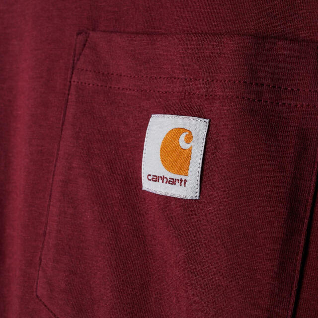 carhartt(カーハート)の【新品未使用】Carhartt Tシャツ バーガンディー／S メンズのトップス(Tシャツ/カットソー(半袖/袖なし))の商品写真