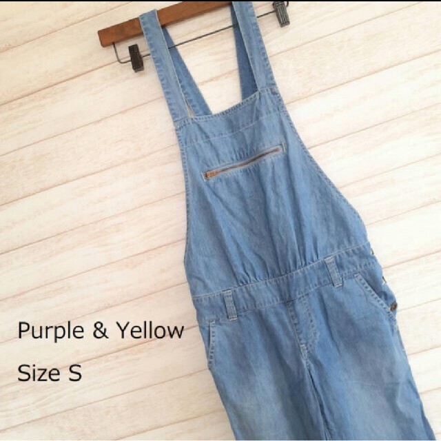 Purple&Yellow サロペット S レディースのパンツ(サロペット/オーバーオール)の商品写真