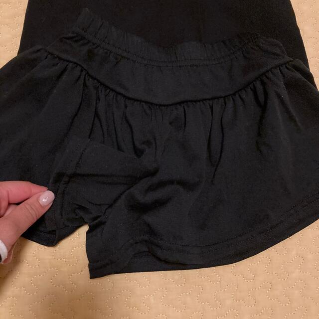 西松屋(ニシマツヤ)のクロ　セットアップ　喪服　90 キッズ/ベビー/マタニティのキッズ服女の子用(90cm~)(スカート)の商品写真