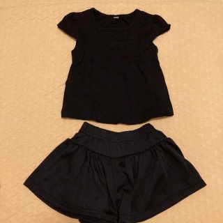 ニシマツヤ(西松屋)のクロ　セットアップ　喪服　90(スカート)