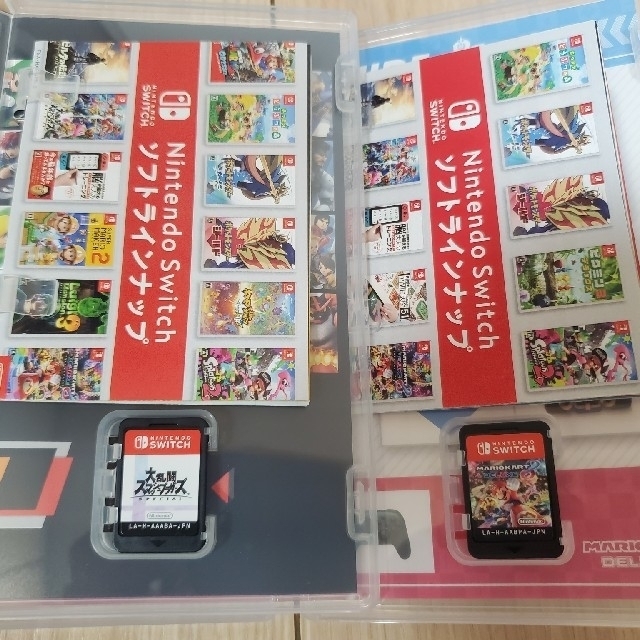 Nintendo Switch(ニンテンドースイッチ)のSwitch　スマブラ、マリオカート　セット　スイッチ用ソフト エンタメ/ホビーのゲームソフト/ゲーム機本体(家庭用ゲームソフト)の商品写真