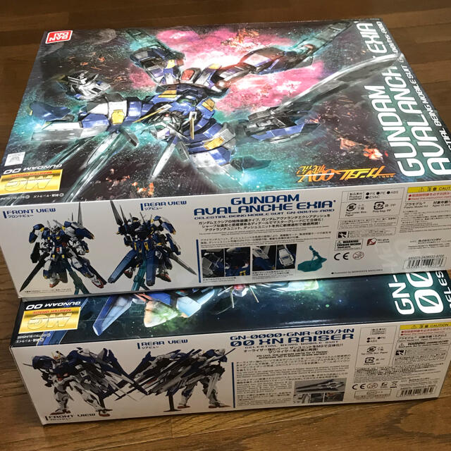 MG ガンダムアヴァランチエクシアダッシュ&ダブルオーザンライザー2体セット