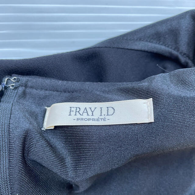 FRAY I.D(フレイアイディー)のFRAY I.D フレイアイディー　ワンピース　黒　ブラック　0 レディースのワンピース(ひざ丈ワンピース)の商品写真