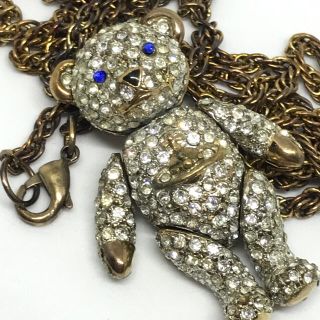 ヴィヴィアンウエストウッド(Vivienne Westwood)のヴィヴィアン クリスタル　ベア　ネックレス(ネックレス)