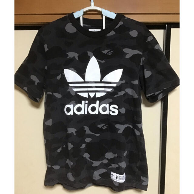 【希少コラボ】エイプ×adidas Tシャツ　Lサイズ