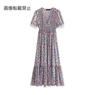 ザラ(ZARA)の🌼春新作💐4110◆レース 花柄 ワンピース(ひざ丈ワンピース)