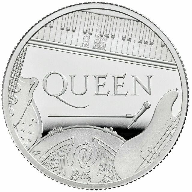 新品未使用】Queen クイーン 2020ミュージックレジェンド 1ポンド銀貨 ...