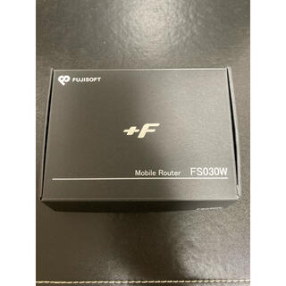 フジツウ(富士通)のFUJISOFT FS030W SIMフリー モバイルルーター(その他)