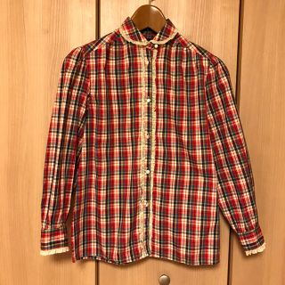 ラルフローレン(Ralph Lauren)の【送料込】★古着★ラルフローレン 丸襟ブラウス(シャツ/ブラウス(長袖/七分))