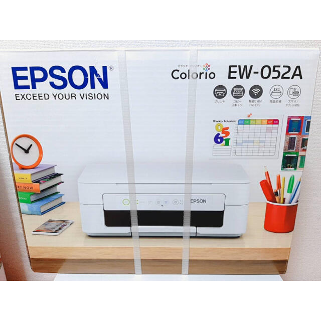 エプソンカラリオ複合機能EPSON　エプソン プリンター インクジェット複合機 カラリオ EW-052A