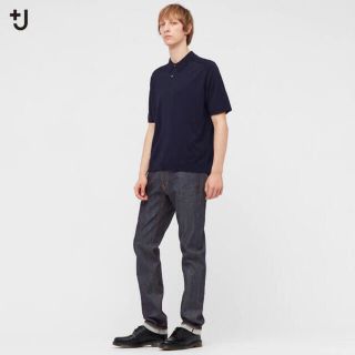 ユニクロ(UNIQLO)の+J UNIQLO セルビッジ スリムフィットストレートジーンズ 29(デニム/ジーンズ)