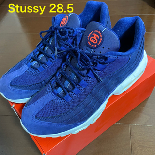 ナイキ(NIKE)のnike  stussy airmax 95 us10.5 エアマックス (スニーカー)