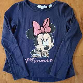 ディズニー(Disney)の値下げ　美品　H&M　ミニーマウス　トップス　7~8才　130(Tシャツ/カットソー)