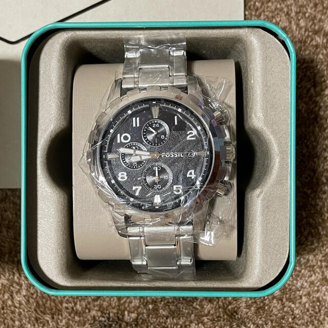 FOSSIL(フォッシル)の【GW限定値下げ】 FOSSIL 腕時計 クロノグラフ シルバー FS4542 メンズの時計(腕時計(アナログ))の商品写真