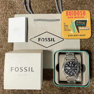 フォッシル(FOSSIL)の【GW限定値下げ】 FOSSIL 腕時計 クロノグラフ シルバー FS4542(腕時計(アナログ))