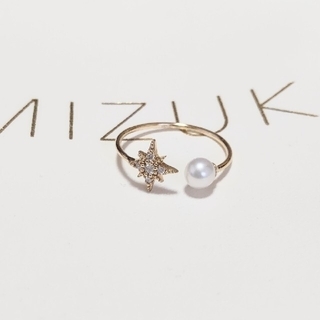 エストネーション(ESTNATION)のMIZUKI♡ミズキ新作パール&ダイヤモンドリング(リング(指輪))