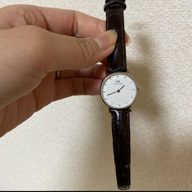 Daniel Wellington(ダニエルウェリントン)のダニエルウェリントン本革腕時計 レディースのファッション小物(腕時計)の商品写真