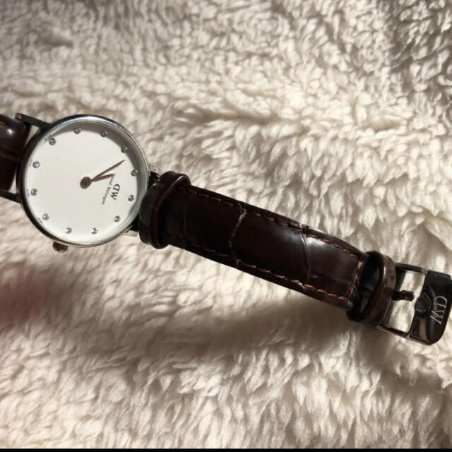 Daniel Wellington(ダニエルウェリントン)のダニエルウェリントン本革腕時計 レディースのファッション小物(腕時計)の商品写真