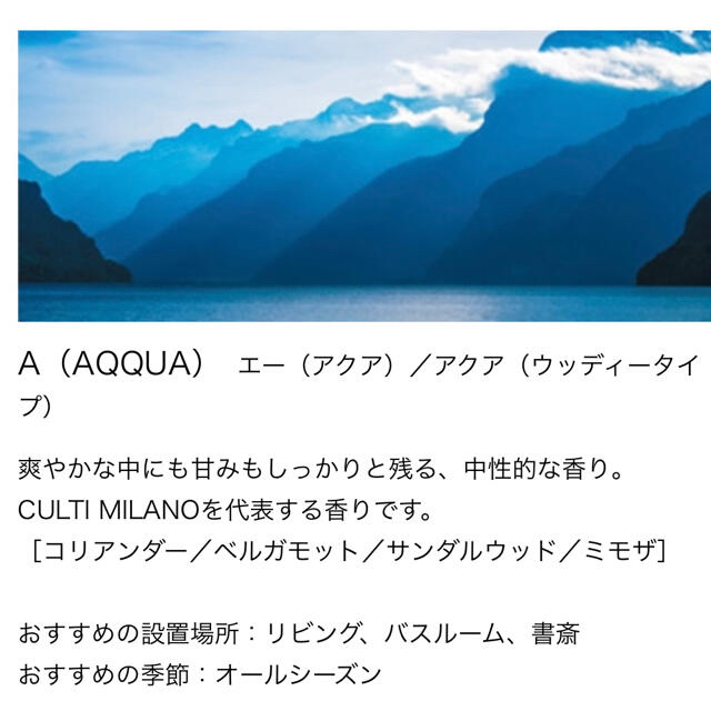 ACTUS(アクタス)のkuさん専用！！CULTI (クルティ) THE TESSUTO 100ml コスメ/美容のリラクゼーション(アロマディフューザー)の商品写真