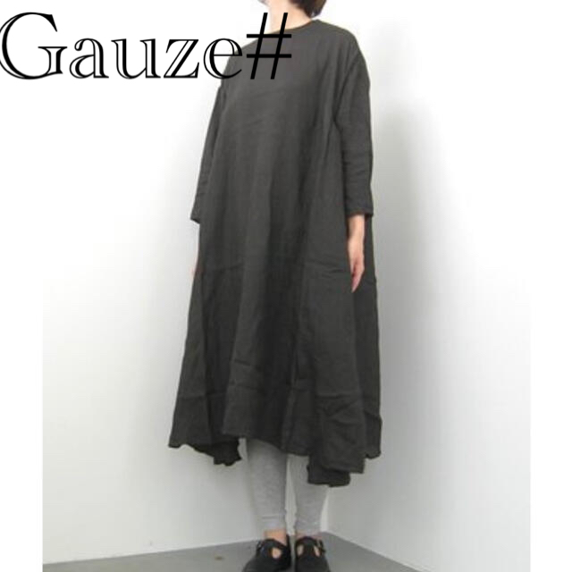 Gauze # テントラインワンピース ブラック