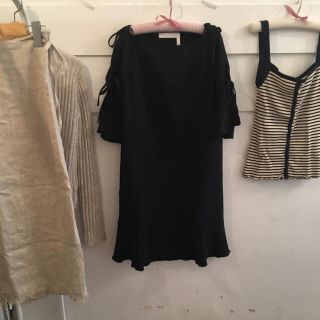 シーバイクロエ(SEE BY CHLOE)のSEE BY Chloé ribbon onepiece.(ひざ丈ワンピース)