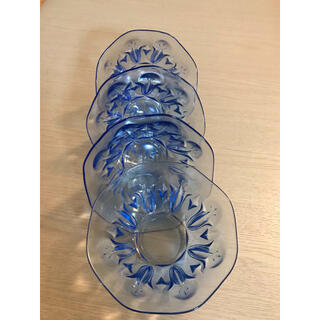 青ガラス碗　ガラス皿　大皿　深皿ガラス　皿　鉢