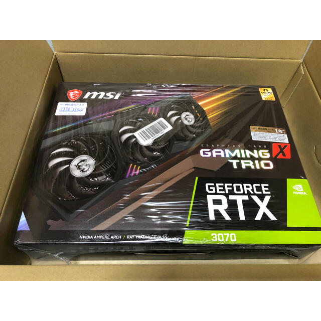 グラボMSI GeForce RTX 3070 GAMING X TRIO 新品未開封