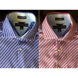 トミーヒルフィガー(TOMMY HILFIGER)の‼️2枚セット‼️TOMMY HILFIGERメンズシャツ(シャツ)