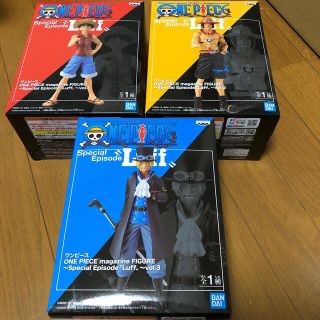 バンダイ(BANDAI)のやすたろう様専用 ONEPIECE magazine ルフィ エース サボ(フィギュア)