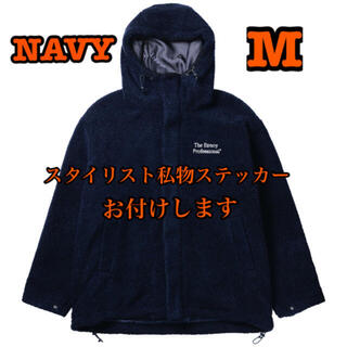 ワンエルディーケーセレクト(1LDK SELECT)のEnnoy BOA HOODED JACKET エンノイ ボア NAVY M(ブルゾン)