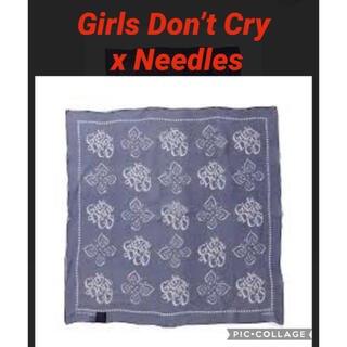 girls don’t cry  needles   スカーフ
