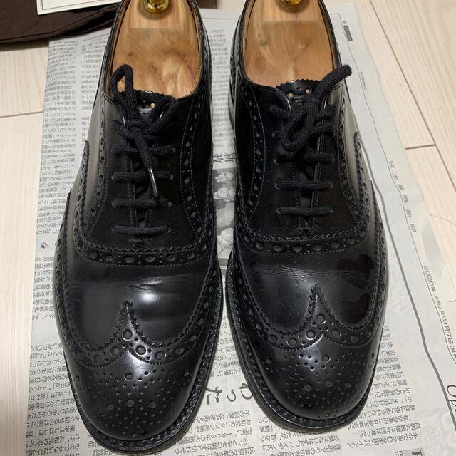 Church's(チャーチ)のChurch's BURWOOD BLACK 7.0 チャーチ 高級 革靴 メンズの靴/シューズ(ドレス/ビジネス)の商品写真