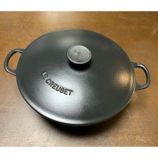 ルクルーゼ(LE CREUSET)のルクルーゼ  マルミット  26cm  マットブラック(鍋/フライパン)